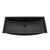 Ruvati 30 x 14 inch Gunmetal Black Stainless Steel Rectangular Bathroom Sink Undermount - RVH6120BL