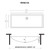 Ruvati 34 x 14 inch Brushed Stainless Steel Rectangular Bathroom Sink Undermount - RVH6134ST