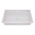 Ruvati 31-inch epiCube Granite Composite Workstation Drop-in Topmount Kitchen Sink Matte White - RVG1631WH