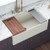 Ruvati 33 inch Fireclay Workstation Farmhouse Kitchen Sink Apron Front Single Bowl Biscuit Sand - RVL2387BS