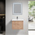 Blossom Bern 24" Wall Hung Vanity with Ceramic Sink - Classic Oak - V8035 24 29 C
