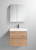 Blossom Assisi 24" Wall Hung Vanity With Acrylic Sink - Classic Oak - V8036 24 29 A