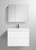 Blossom V8036 30 01 A Assisi 30" Wall Hung Vanity With Acrylic Sink - Glossy White