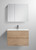 Blossom Assisi 30" Wall Hung Vanity With Ceramic Sink - Classic Oak - V8036 30 29 C