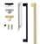 Viefe 0430160L291 GRAF MINI - CC160L182mm Brushed Brass Handle