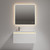 Blossom Thun 36" Wall Hung Vanity With Teardrop-Shaped Basin Sink - LED Illuminated - Glossy White - V8041 36 01 A