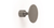 Viefe FLOID - 35X30mm Pewter Knob - 0495035Z610