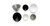 Viefe 0538043ZM25 CONIC - D43mm Moss Grey Knob