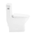 Swiss Madison SM-1T267 Sublime II One-Piece Round Toilet with Left Side Flush, 10" Rough-In 1.28 gpf