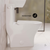 Swiss Madison SM-1T267 Sublime II One-Piece Round Toilet with Left Side Flush, 10" Rough-In 1.28 gpf