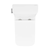 Swiss Madison SM-1T272 Carre One Piece Square Toilet Left Side Flush, 10" Rough-In 1.28 gpf