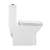 Swiss Madison SM-1T256HB Carre One Piece Square Toilet Dual Flush, Black Hardware