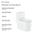 Swiss Madison SM-1T330 Liberte One-Piece Elongated Toilet Dual-Flush 1.1/1.6 gpf