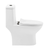 Swiss Madison SM-1T112HB Ivy One Piece Toilet Dual Vortex™ Flush, Black Hardware 1.1/1.6 gpf