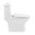 Swiss Madison SM-1T112HG Ivy One Piece Toilet Dual Vortex™ Flush, Brushed Gold Hardware 1.1/1.6 gpf