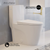 Swiss Madison SM-1T284 St. Tropez One-Piece Elongated Toilet, Touchless 1.1/1.6 gpf