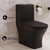 Swiss Madison SM-1T257MB Sublime II One-Piece Round Toilet Dual-Flush 1.1/1.6 gpf - Matte Black