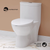 Swiss Madison SM-1TK205 Sublime One Piece Elongated Toilet with Touchless Retrofit Dual Flush 1.1/1.6 gpf