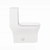 Swiss Madison SM-1T106MW Concorde One Piece Square Toilet Dual Flush 1.1/1.6 gpf - Matte White