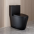 Swiss Madison SM-1T181MB Dreux One Piece Elongated Dual Flush Toilet with 0.95/1.26 GPF - Matte Black