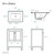 Swiss Madison SM-BV240 Château 24" Bathroom Vanity - Natural Oak With Sink