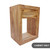 Swiss Madison SM-BV369TK-C Rennes 24" Reclaimed Wood Vanity - Natural Teak - Cabinet Only Swiss Madison SM-BV369TK-C Rennes 24" Reclaimed Wood Vanity - Natural Teak - Cabinet Only