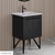 Swiss Madison SM-BV251B-C Annecy 24" Phantom Black Bathroom Vanity - Cabinet Only