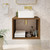 Swiss Madison SM-BV155BN Concorde 24" Wall-Hung Vanity In Brown Oak With Sink