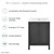 Swiss Madison SM-BV280MB Avallon 24" Bathroom Vanity - Matte Black With Sink