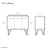 Swiss Madison SM-BV234-C Annecy 48 Brushed Grey Bathroom Vanity - Cabinet Only
