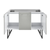 Swiss Madison SM-BV234-C Annecy 48 Brushed Grey Bathroom Vanity - Cabinet Only