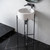 Swiss Madison SM-CS801MB Monaco 16.5" Round Console Sink - White Basin Sink Matte Black Legs