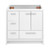 Swiss Madison SM-BV750W-C Virage 36 Freestanding, Bathroom Vanity in Glossy White - Cabinet Only
