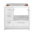 Swiss Madison SM-BV750W-C Virage 36 Freestanding, Bathroom Vanity in Glossy White - Cabinet Only