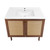 Swiss Madison SM-BV663WN Classé 36" Bathroom Vanity - Dark Walnut With Sink