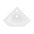 Swiss Madison SM-PS318 St.Tropez Corner Two-Piece Pedestal Sink