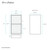Swiss Madison SM-DWN00MB Voltaire 12" x 24" Stainless Steel Double Shelf Wall Niche - Matte Black