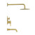 Swiss Madison SM-STF00BG Ivy Single-Handle 1-Spray Tub and Shower Faucet - Brushed Gold (Valve Included) Swiss Madison SM-STF00BG Ivy Single-Handle 1-Spray Tub and Shower Faucet - Brushed Gold (Valve Included)