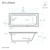 Swiss Madison Voltaire 60" X 30" Left-Hand Drain Alcove Bathtub - Bisque - SM-DB559BQ