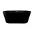 Swiss Madison SM-FB590MB Claire 60" Freestanding Bathtub - Matte Black