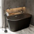 Swiss Madison SM-FB590MB Claire 60" Freestanding Bathtub - Matte Black