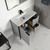 Blossom V8039 36 15 C Zurich 36" Vanity With Ceramic Sink - Metal Grey