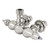 Kingston Brass Vintage 3-3/8 inch Wall Mount Faucet Body, Polished Nickel - ABT770-6
