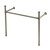 Kingston Brass Stainless Steel Console Sink Legs, Brushed Nickel - VPB36418