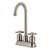 Kingston Brass Millennium 4-Inch Centerset High-Arc Bar Faucet, Brushed Nickel - FB8498ZX