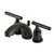 Kingston Brass Manhattan Mini-Widespread Bathroom Faucet with Pop-Up Drain, Oil Rubbed Bronze - KB8955CML
