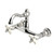 Kingston Brass Vintage Wall Mount Kitchen Faucet, Polished Nickel - KS3256PX