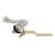 Kingston Brass French Front Mount Toilet Tank Lever, Polished Nickel - KTFL6