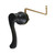 Kingston Brass French Side Mount Toilet Tank Lever, Matte Black - KTFLS0