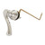 Kingston Brass French Side Mount Toilet Tank Lever, Polished Nickel - KTFLS6